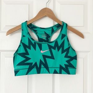 Nike Sports Bra Green Women’s Size Large Racerback